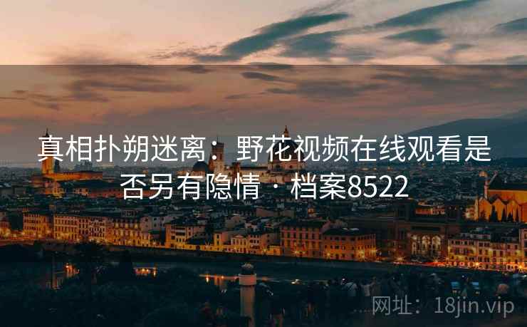 真相扑朔迷离：野花视频在线观看是否另有隐情 · 档案8522  第2张